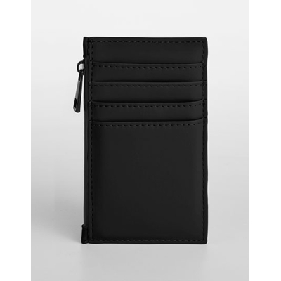 Matte PU Card Holder Black