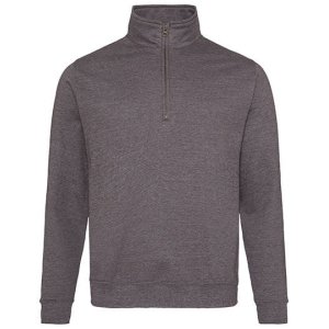 Sophomore 1/4 Zip Sweat  Charcoal