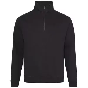 Sophomore 1/4 Zip Sweat  Jet Black